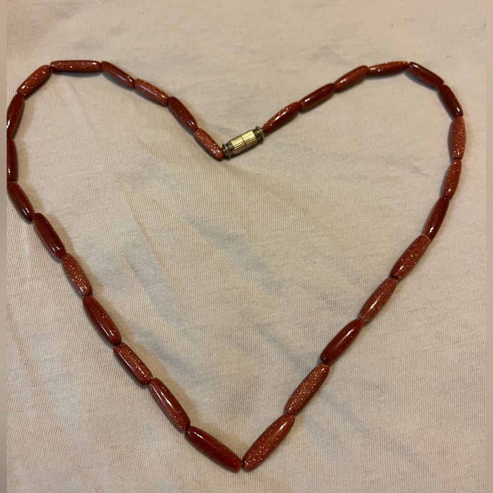 Vintage Goldstone necklace